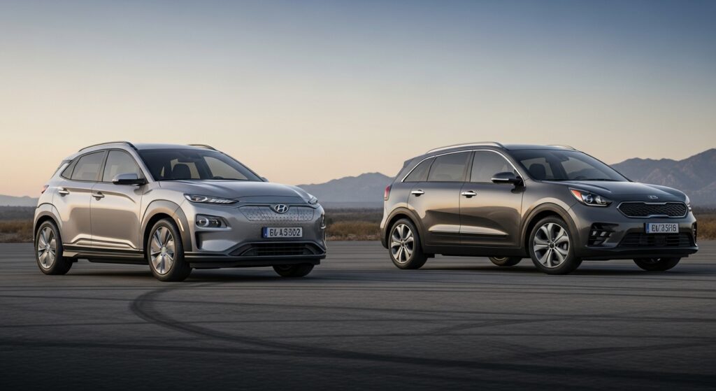 Subaru Uncharted EV Against the Hyundai Kona Electric and Kia Niro EV