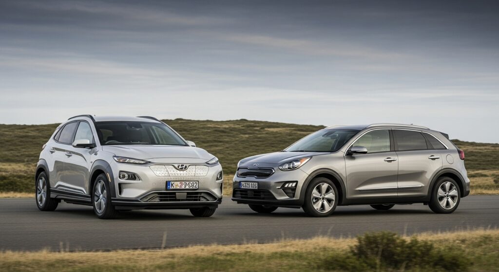 Subaru Uncharted EV Against the Hyundai Kona Electric and Kia Niro EV