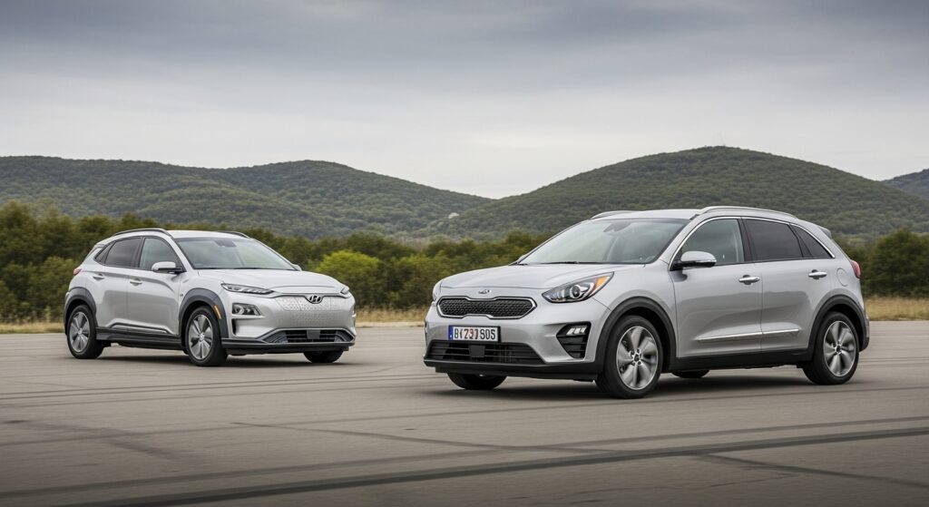 Subaru Uncharted EV Against the Hyundai Kona Electric and Kia Niro EV