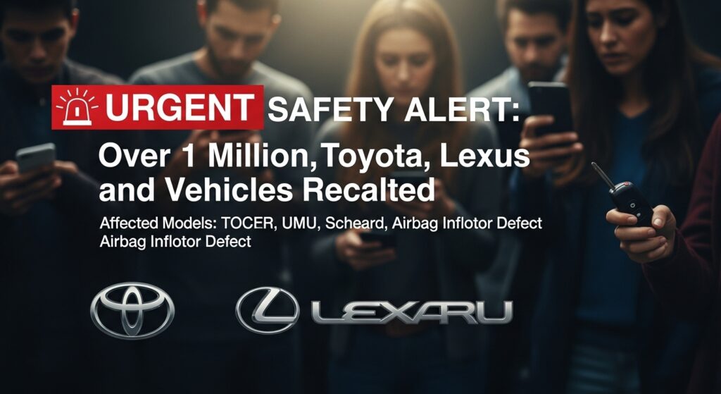 Over 1 Million Toyota, Lexus, and Subaru Vehicles Recalled